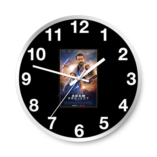 Ryan Reynolds Is A Time Traveling Pilot In The Adam Project Wall Clocks