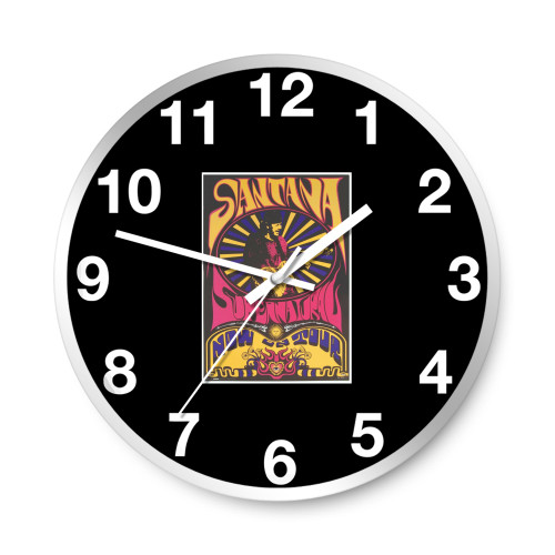 Santana 03 Music Concert Mini Wall Clocks