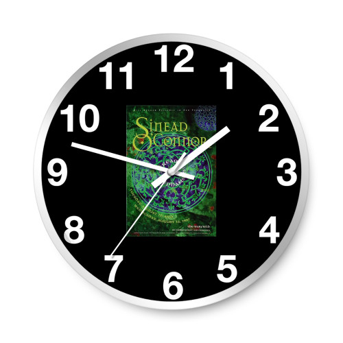 Sinead O'connor Vintage Concert Wall Clocks