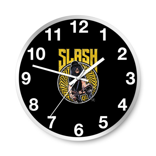 Slash Guns N Roses Bold N Yellow Wall Clocks