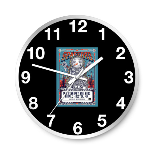 Spafford Winter Tour 2020 Boston Concert Wall Clocks