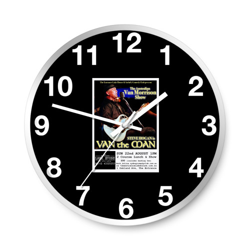 Steve Hogan Is Van The Man Wall Clocks