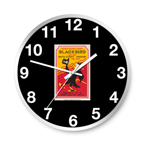 Stevie Ray Vaughan Blackbird 1972 Amazingly Early Austin Wall Clocks