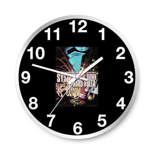 System Of A Down Vintage Concert Wall Clocks