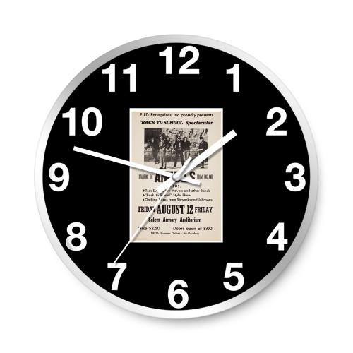 The Animals Concert Vintage Old On Metal Tin Sign Or Wall Clocks