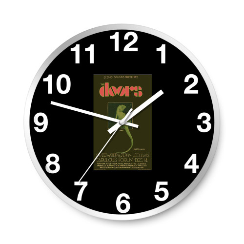 The Doors 1960s L A Forum Concert Wall Clocks