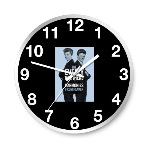 The Everly Brothers Harmonies From Heaven Wall Clocks