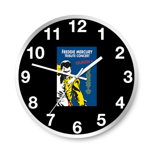 The Freddie Mercury Tribute Concert 1992 S Wall Clocks