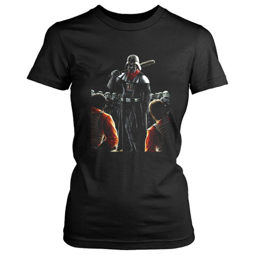 Darth Vader Negan Walking Dead Women's T-Shirt Tee