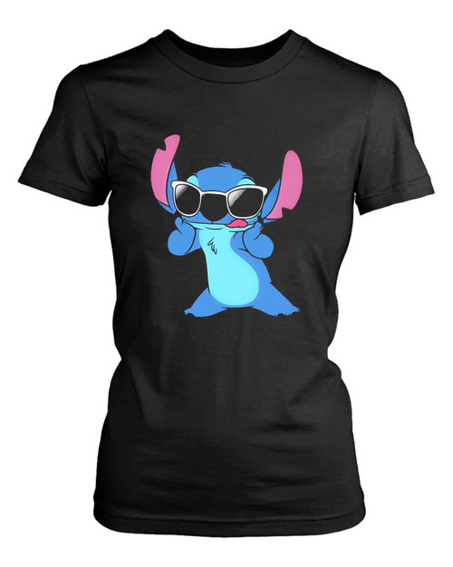 Disney Lilo And Stitch Sunglasses Famous Women's T-Shirt Tee