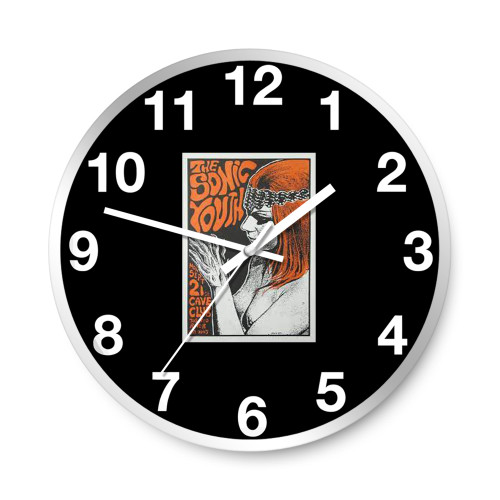 The Sonic Youth Original Concert Wall Clocks