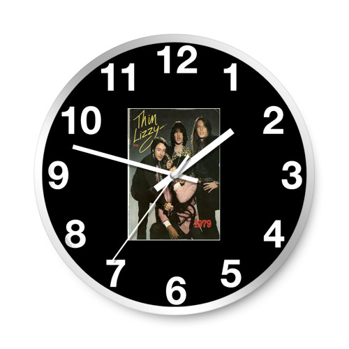 Thin Lizzy Autograph 1979 Tour Programme Wall Clocks