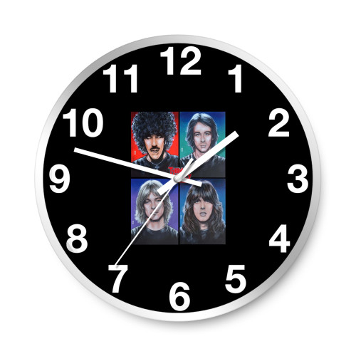 Thin Lizzy Band Portraits Wall Clocks