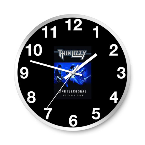 Thin Lizzy Lynott's Last Stand Wall Clocks