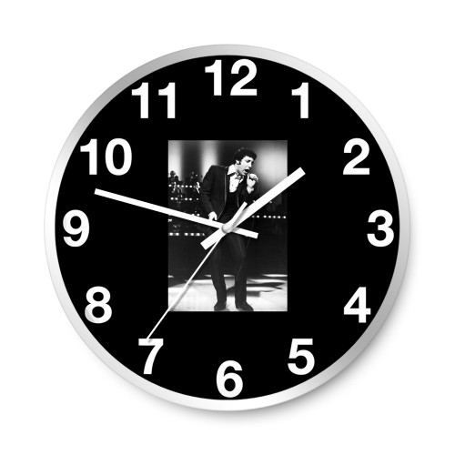 Tom Jones Singing Photo Wall Clocks