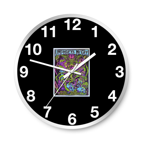 Umphrey's Mcgee Philadelphia 2023 Screen Print Wall Clocks