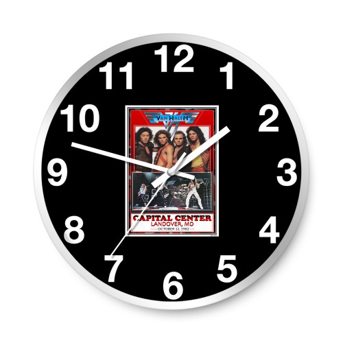 Van Halen Concert Wall Clocks