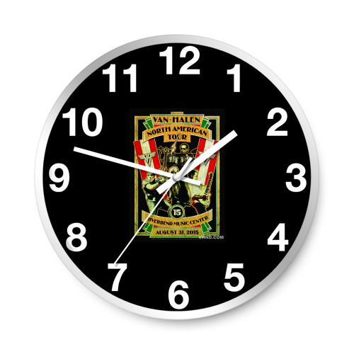 Van Halen Destroyed Wall Clocks