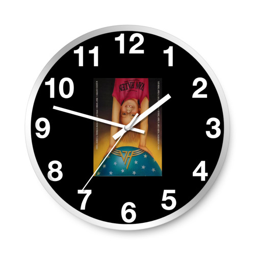 Van Halen Vintage Concert 1 Wall Clocks