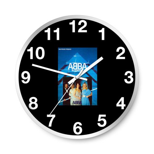 Vintage Abba In Concert Wall Clocks