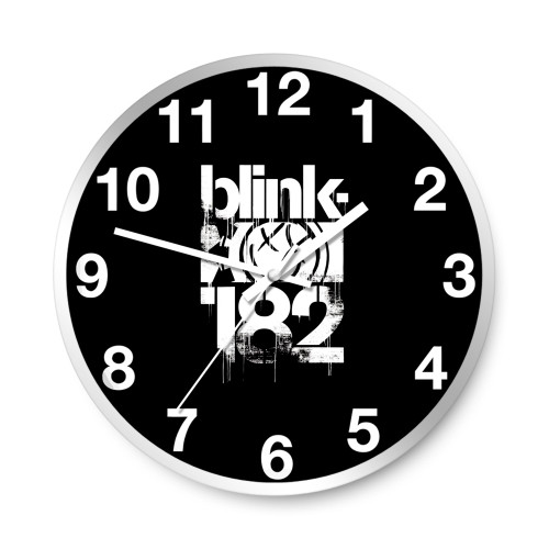 Vintage Rock Band Blink-182 Three Bars Logo Wall Clocks