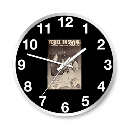 Yodel In Swing Wall Clocks