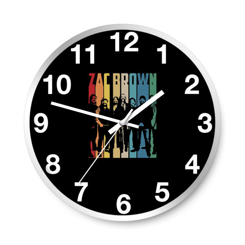 Zac Brown Band Retro Vintage Wall Clocks