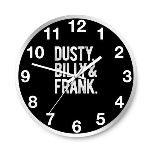 Zz Top Rock Band Dusty Hill Billy Gibbons Frank Beard Blues Guitar Player Wall Clocks