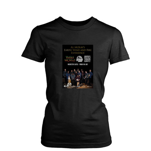 Al Mckays Earth Wind And Fire Experience Womens T-Shirt Tee