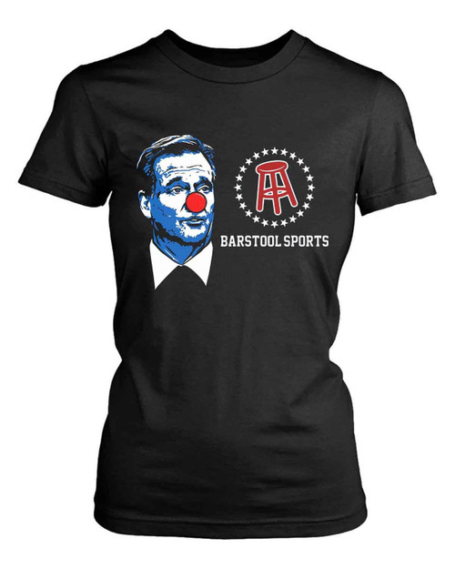 Barstool Sports Roger Goodell Clown Women's T-Shirt Tee