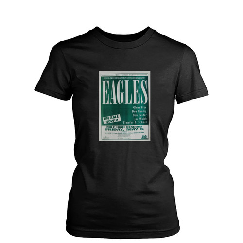 Eagles Hell Freezes Over Music Womens T-Shirt Tee