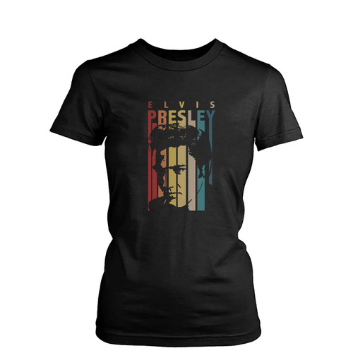 Elvis Presley Retro Vintage Womens T-Shirt Tee