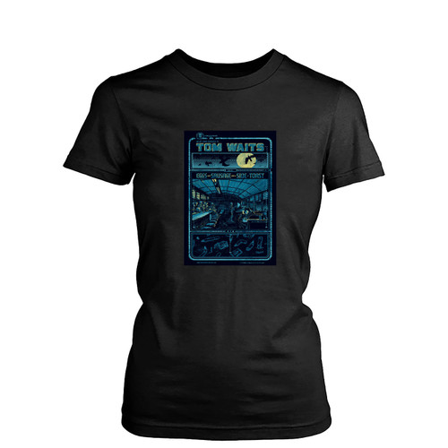 Gig For Tom Waits By Kevin Tong Womens T-Shirt Tee