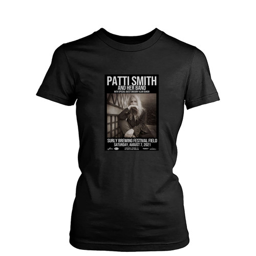 Patti Smith And Her Band Surly Brewing Festival Field Womens T-Shirt Tee