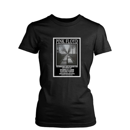 Pink Floyd 1987 Cleveland Concert Womens T-Shirt Tee