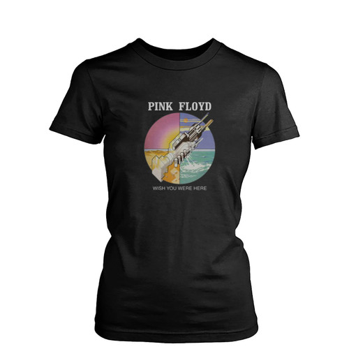 Pink Floyd Wish You Were Here Roger Waters Rock Womens T-Shirt Tee