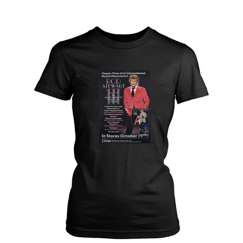Rod Stewart Original Music Womens T-Shirt Tee