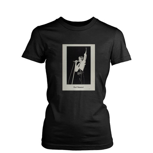 Rod Stewart Vintage Concert 1 Womens T-Shirt Tee