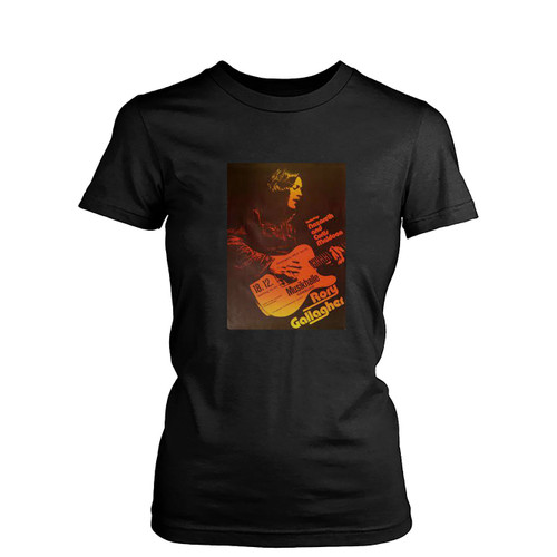 Rory Gallagher Hamburg 1971 Womens T-Shirt Tee