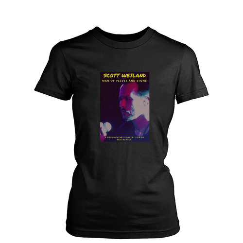 Scott Weiland Man Of Velvet And Stone 2018 Womens T-Shirt Tee