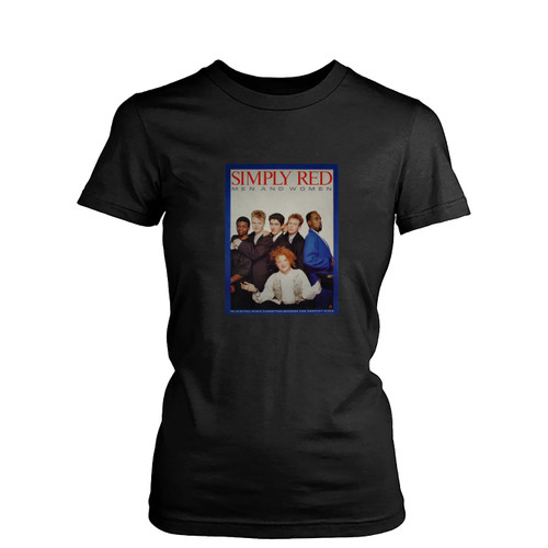 Simply Red Vintage Concert Womens T-Shirt Tee