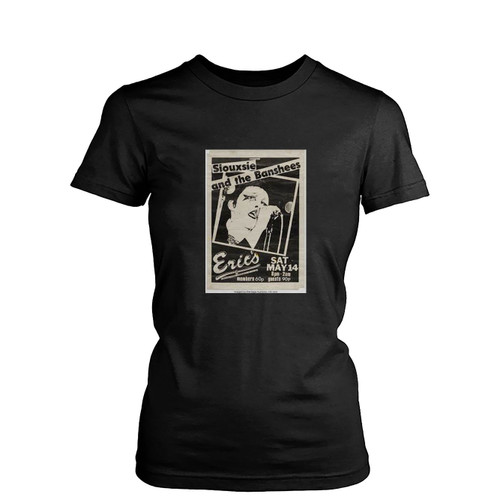 Siouxsie And The Banshees Concert Womens T-Shirt Tee