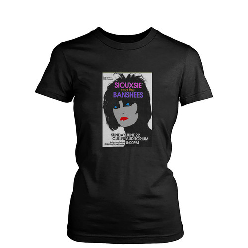 Siouxsie And The Banshees Concert 1 Womens T-Shirt Tee