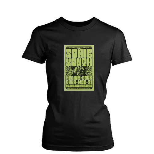 Sonic Youth Concert Womens T-Shirt Tee