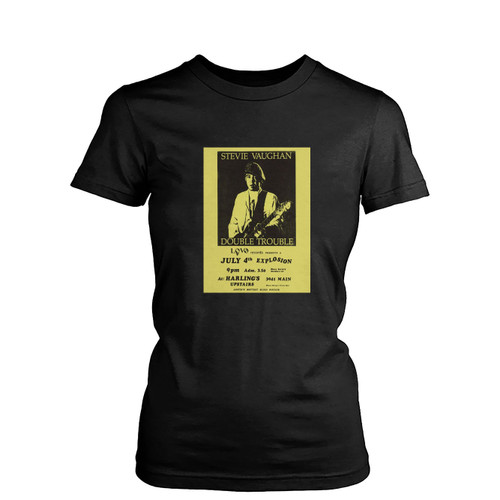 Stevie Ray Vaughan Concert Womens T-Shirt Tee