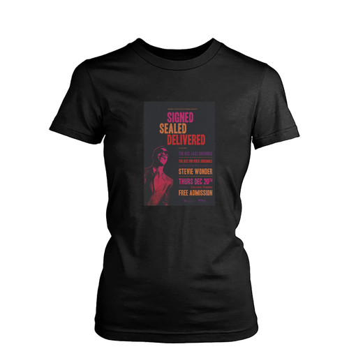 Stevie Wonder Music Concert Womens T-Shirt Tee