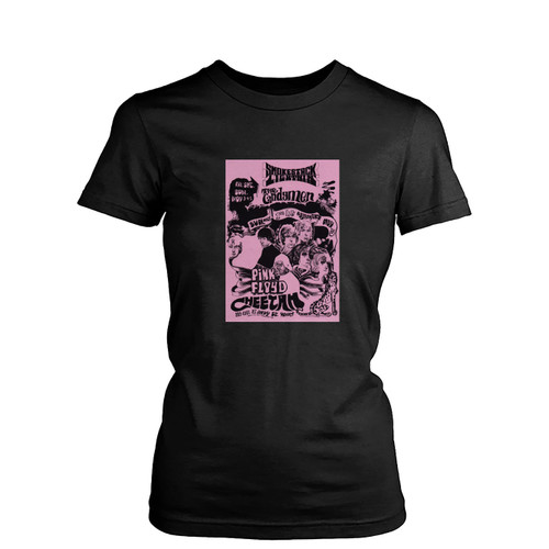 Syd Barrett And The Pink Floyd At The Cheetah Club In Venice California 1967 Womens T-Shirt Tee
