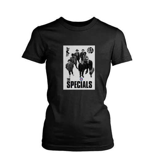 The Specials Aka English Ska 2 Tone Band Music Star Picture Classic Womens T-Shirt Tee