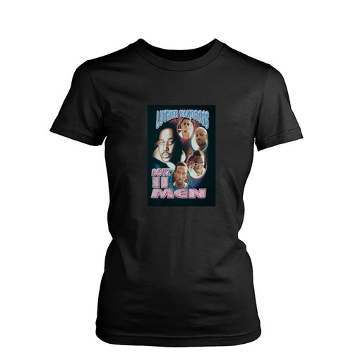 Vintage 90's Boyz Ii Men Luther Vandross Tour Rap Tee Womens T-Shirt Tee