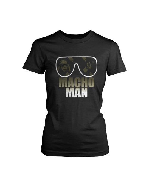 Macho Man Randy Savage Sunglasses Logo Women's T-Shirt Tee